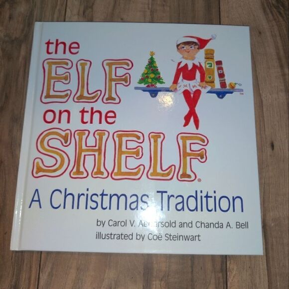 The Elf On The Shelf A Christmas Tradition Book ONLY Girl Blue Eyes - Picture 2 of 7